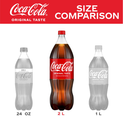 Coca-Cola Original Classic - 16.9 fl oz Bottles, 6 Pack