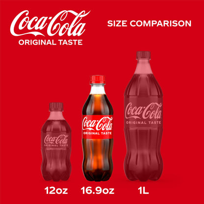 Coca-Cola Original Classic - 16.9 fl oz Bottles, 6 Pack