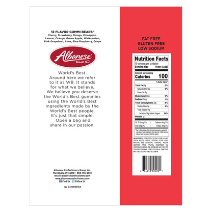 TikTok Viral Albanese Gummi Bears - World's Best 12 Flavors