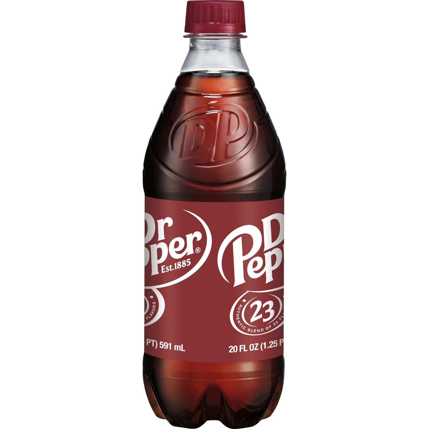 Dr Pepper 16.9 fl oz Bottles, 6 Pack - Original Flavor Soda