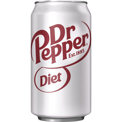 Dr Pepper Soda, 12 fl oz cans, 12 pack
