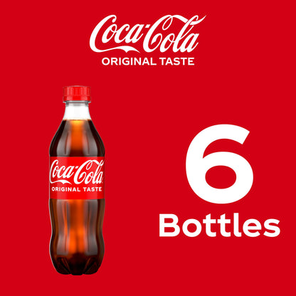 Coca-Cola Original Classic - 16.9 fl oz Bottles, 6 Pack
