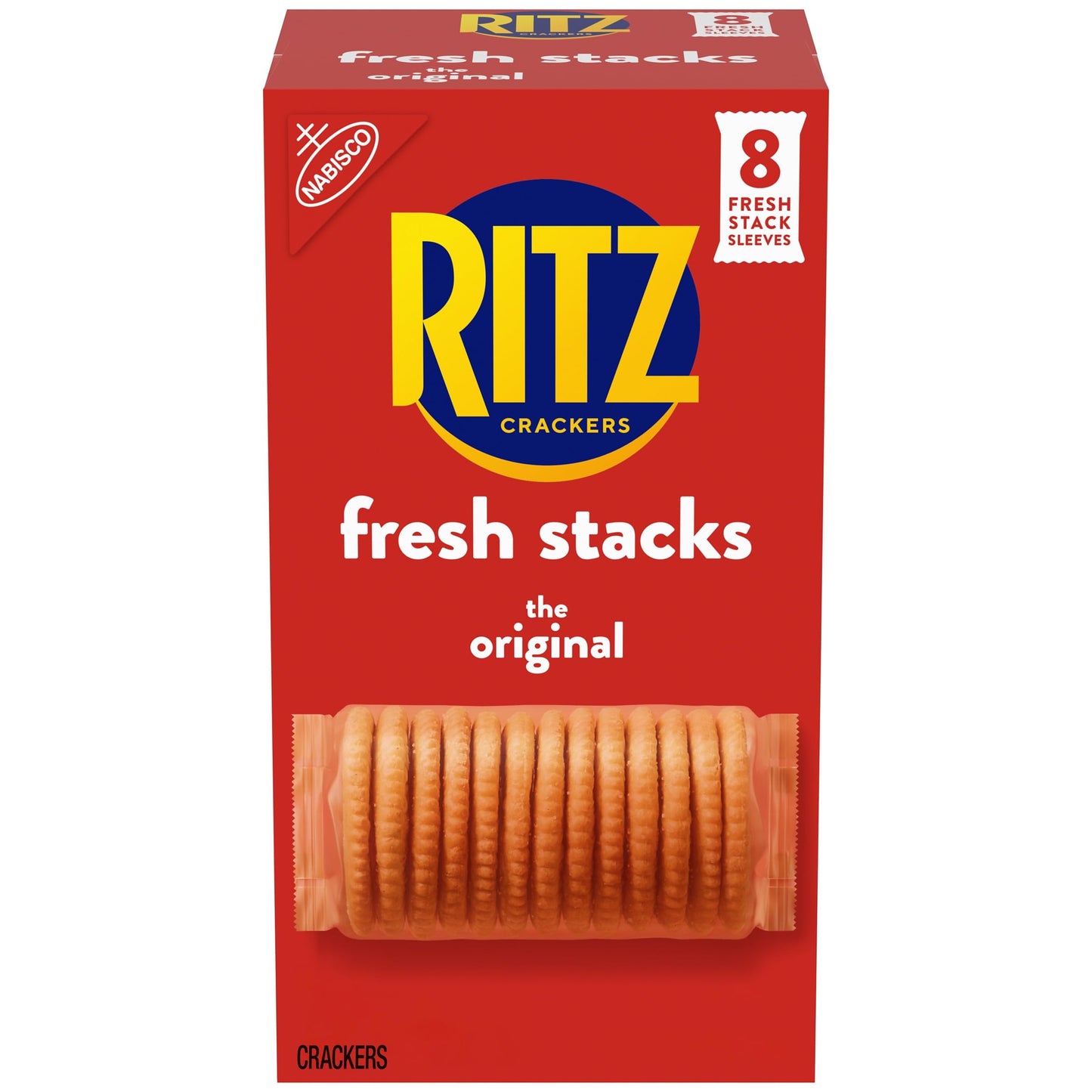 RITZ Fresh Stacks Original Crackers - Party Size, 16 Individually Wrapped Packs (23.7 oz)