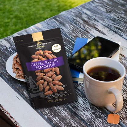 Squirrel Brand Sweet Brown Butter Cashews - Gourmet Artisan Nuts (3.5 oz)