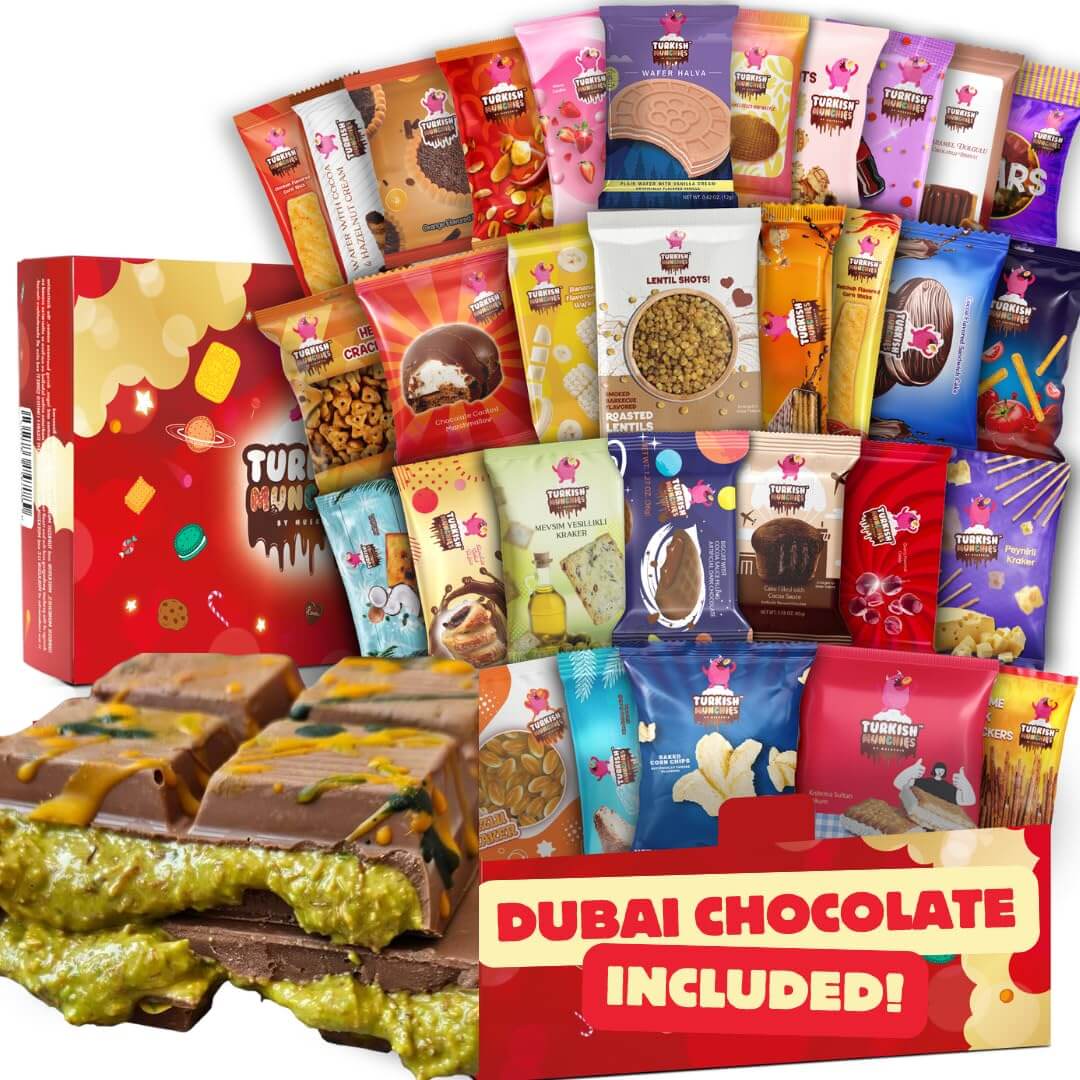 TikTok Viral Premium Turkish Snack Box - 12 Authentic Treats