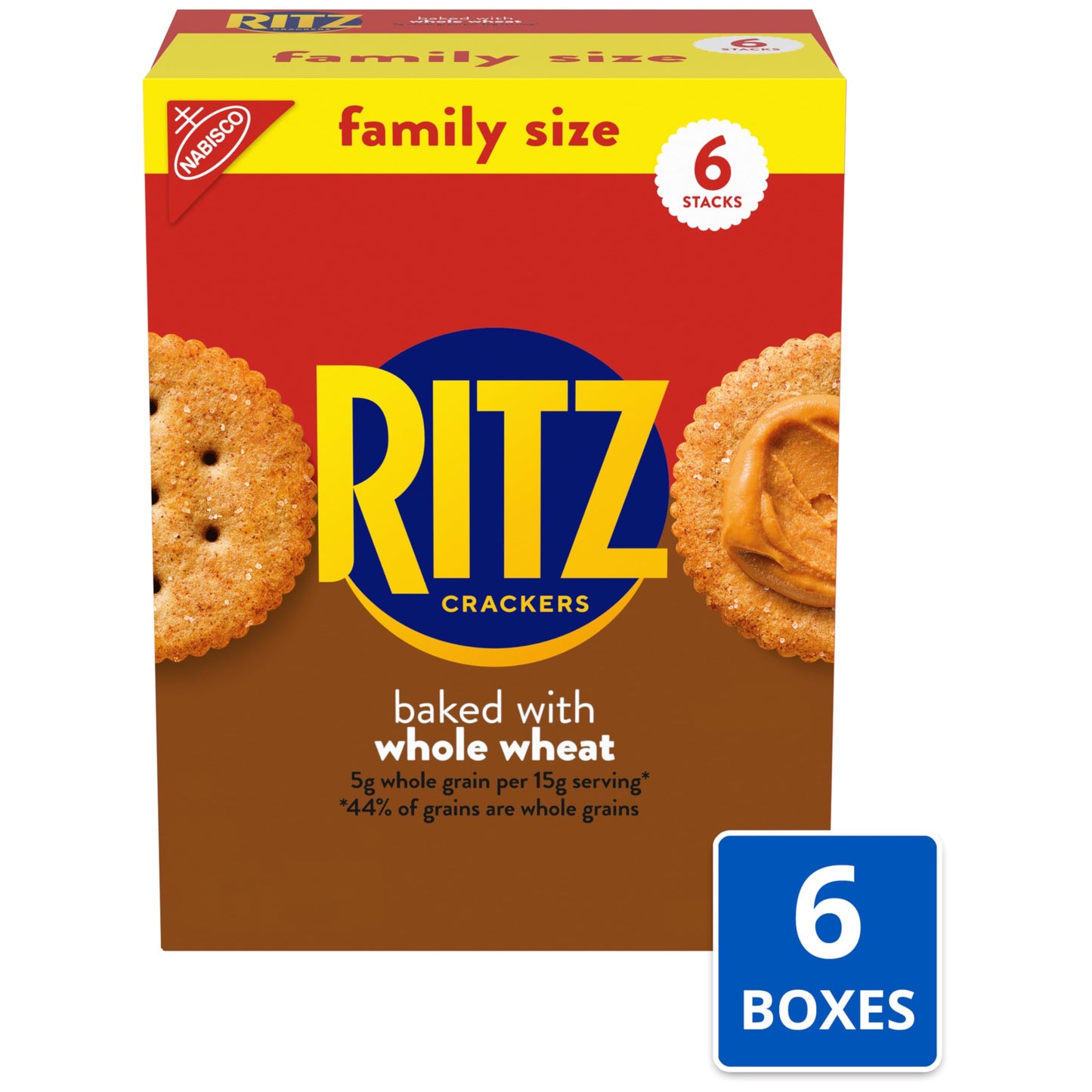 RITZ Fresh Stacks Original Crackers - Party Size, 16 Individually Wrapped Packs (23.7 oz)