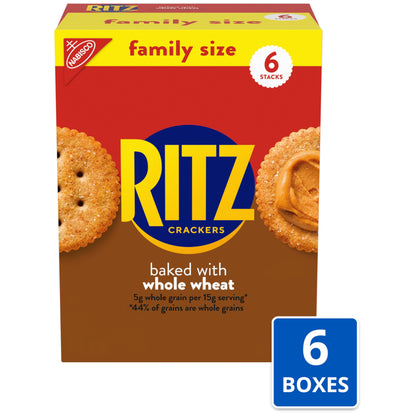 RITZ Fresh Stacks Original Crackers - Party Size, 16 Individually Wrapped Packs (23.7 oz)