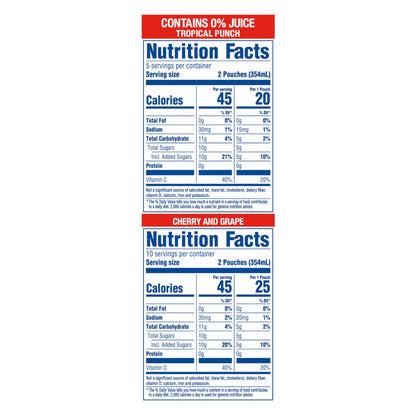 Kool-Aid Jammers Variety Pack - Flavored Drink Pouches (30 Count, 6 oz Each)