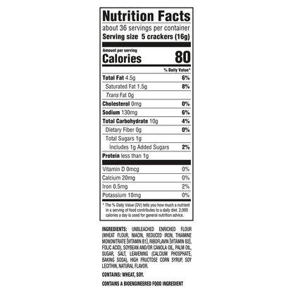 RITZ Fresh Stacks Original Crackers - Party Size, 16 Individually Wrapped Packs (23.7 oz)