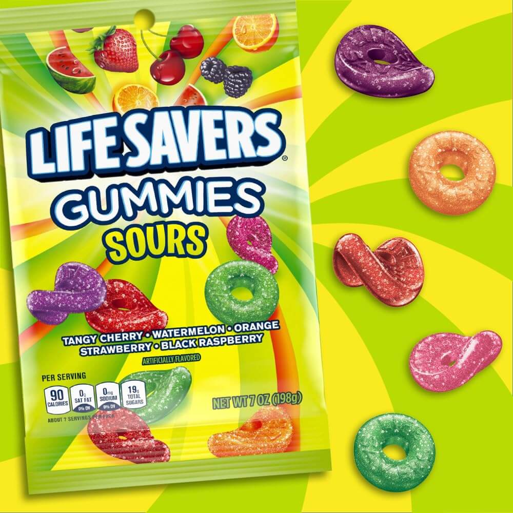 Life Savers Sours Gummies - Viral Tangy Fruit Candy
