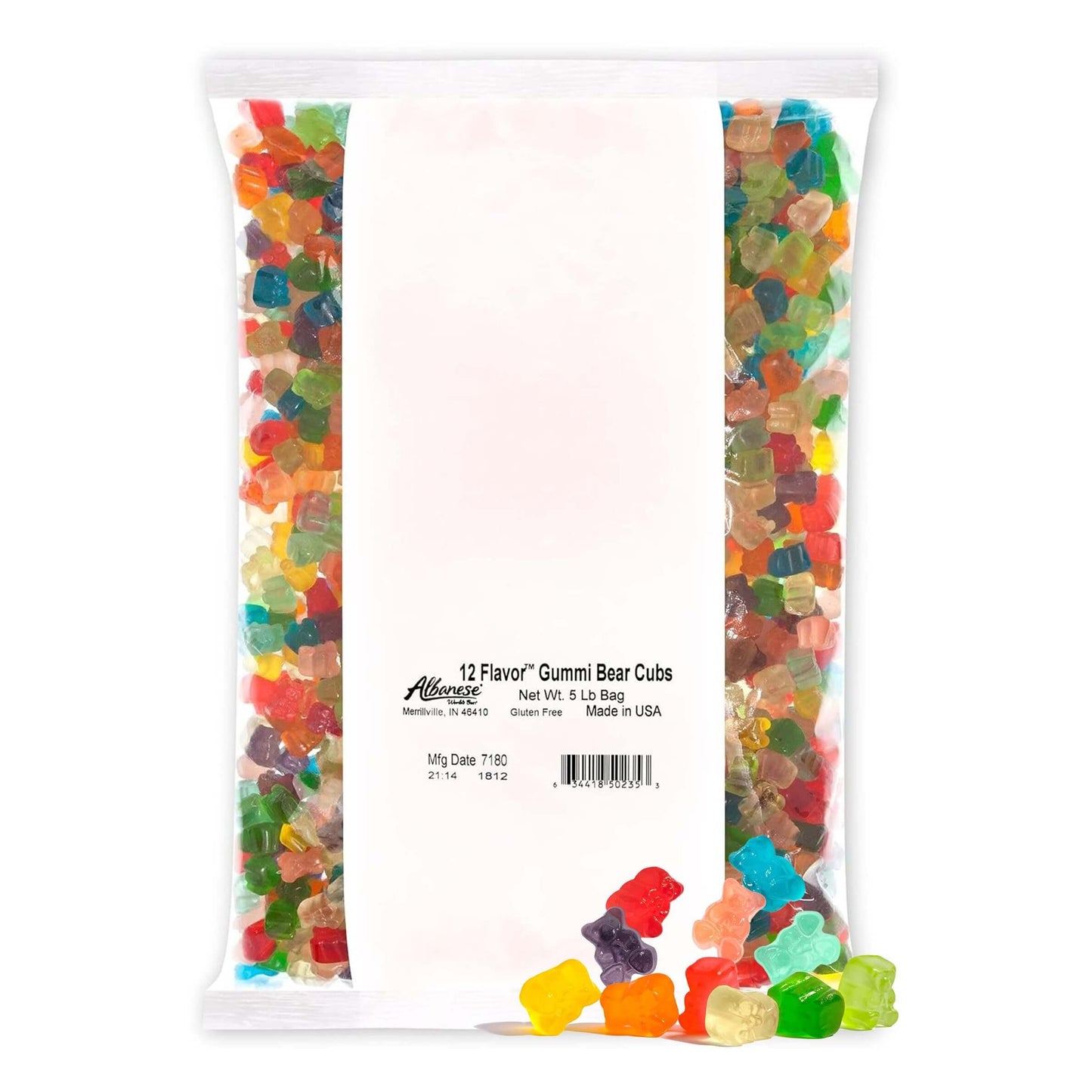 Albanese World's Best Gummi Candy - 5 Pound Bulk Bags - Multiple Varieties
