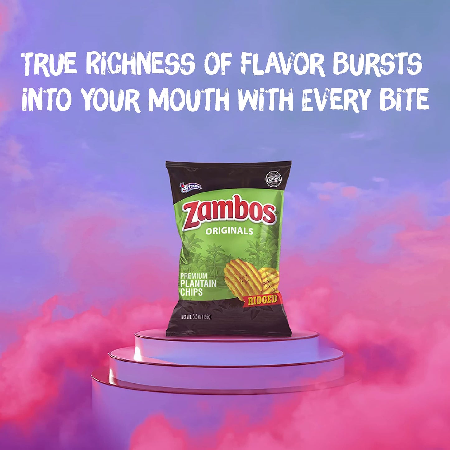 Viral TikTok Zambos Plantain Chips - Chile Limón, Original & Salsa Verde | Premium Central American Snack (5.29 oz)