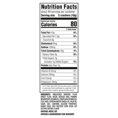 RITZ Fresh Stacks Original Crackers - Party Size, 16 Individually Wrapped Packs (23.7 oz)