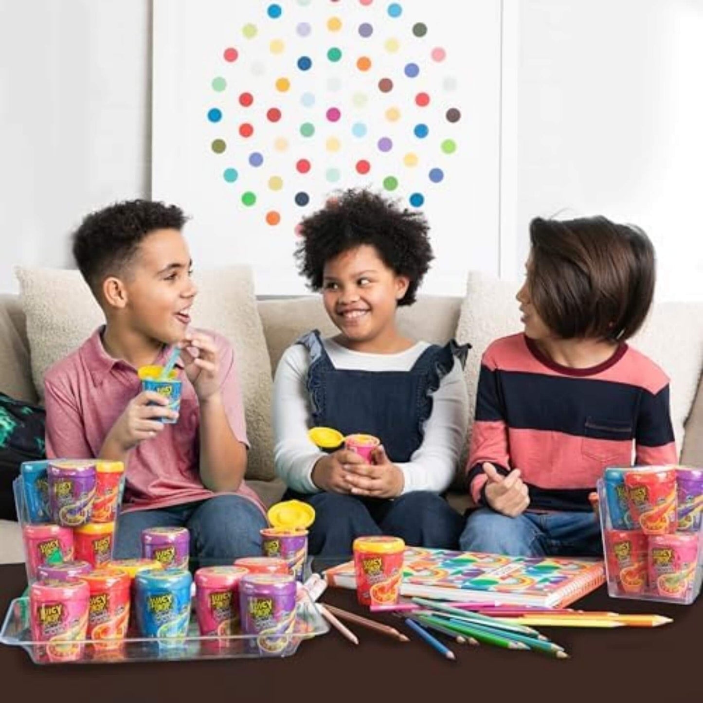 Juicy Drop Gummy Dip 'N Stix - Interactive Sour Candy 8-Pack