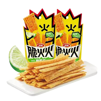 Viral Chinese Latiao Strips - Authentic Vegan Spicy Snack