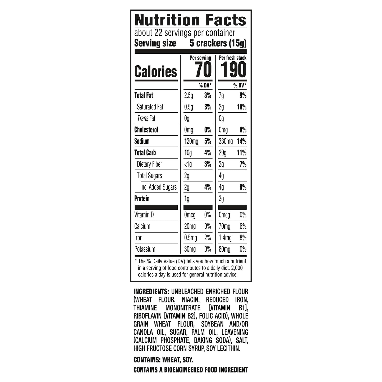 RITZ Fresh Stacks Original Crackers - Party Size, 16 Individually Wrapped Packs (23.7 oz)