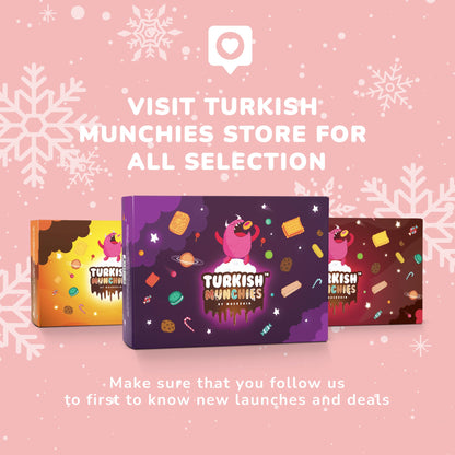 Turkish Munchies International Snack Box - 12 Premium Exotic Snacks