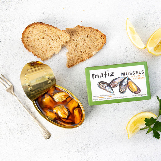 Organic Matiz Mussels in Olive Oil & Vinegar