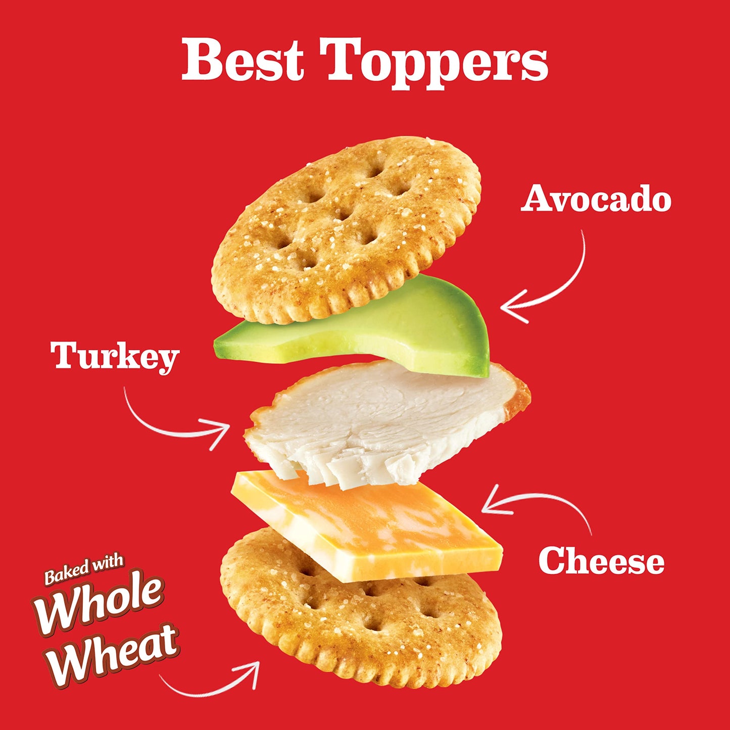 RITZ Fresh Stacks Original Crackers - Party Size, 16 Individually Wrapped Packs (23.7 oz)