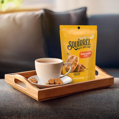 Squirrel Brand Sweet Brown Butter Cashews - Gourmet Artisan Nuts (3.5 oz)