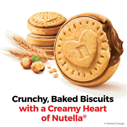 Nutella Biscuits - Premium Hazelnut Cocoa Cookies | 20-Count Family Pack (9.7 oz)
