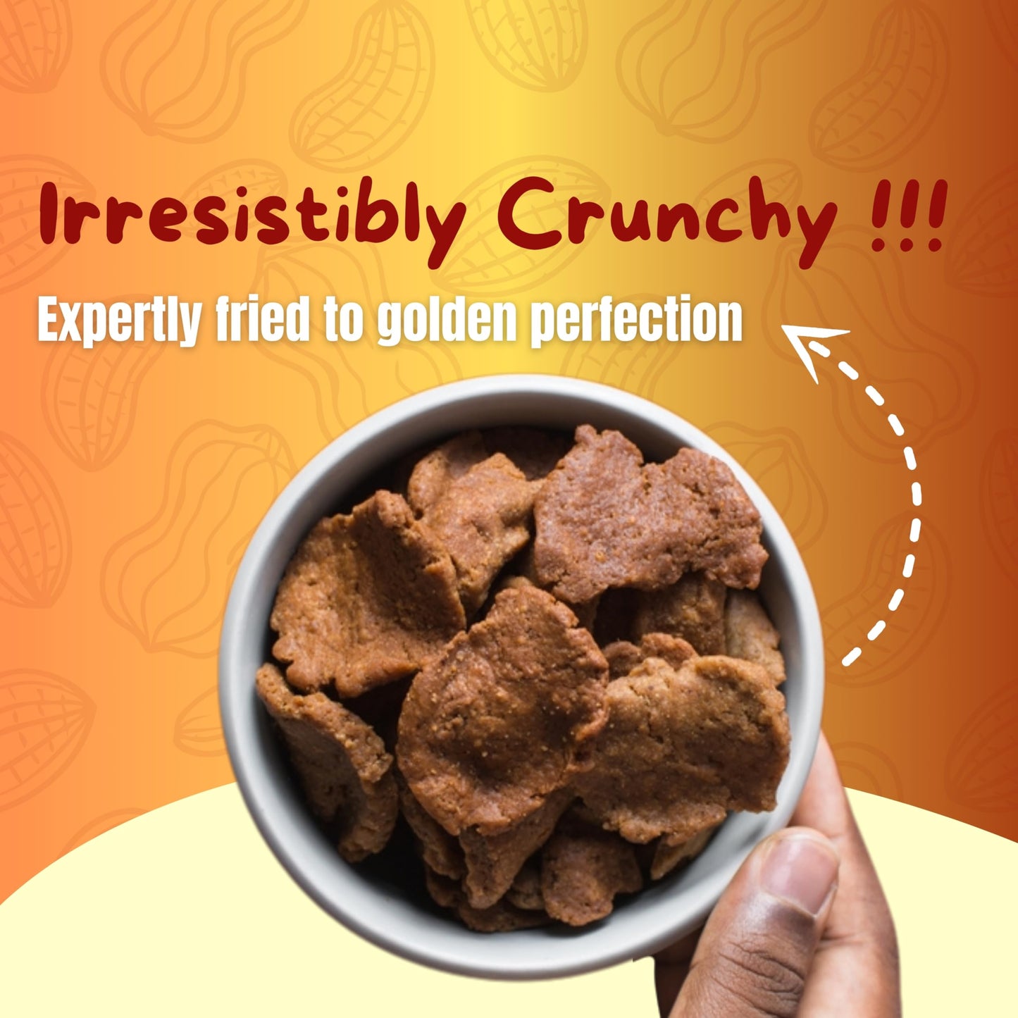 Sheelda Kulikuli Spicy Crunchy Nigerian Peanut Crackers – Authentic African Kulikuli Snack, High-Protein Peanut Chips, 5.2oz/150g