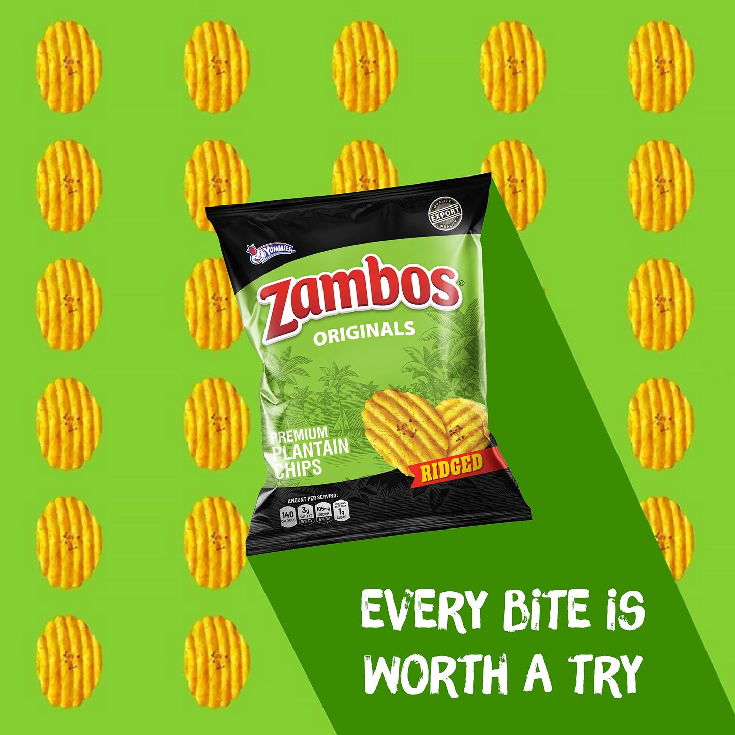 Viral TikTok Zambos Plantain Chips - Chile Limón, Original & Salsa Verde | Premium Central American Snack (5.29 oz)