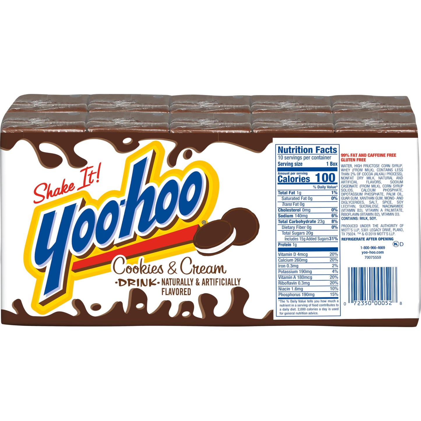 Yoo-hoo Chocolate Drink - Classic Chocolate Beverage (6.5 oz Boxes, 32 Pack)