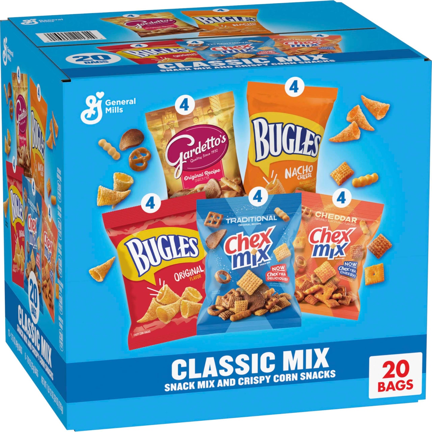 General Mills Classic Mix Snack Variety Pack - 28 oz (20 Count)