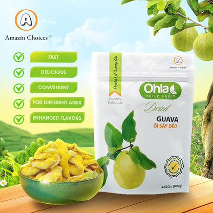 Organic Amazin Choices Dried Guava, 3.52 oz.