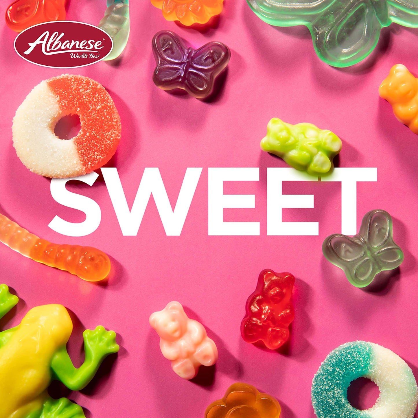 Albanese World's Best Gummi Candy - 5 Pound Bulk Bags - Multiple Varieties