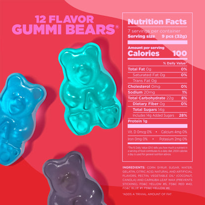 TikTok Viral Albanese Gummi Bears - World's Best 12 Flavors