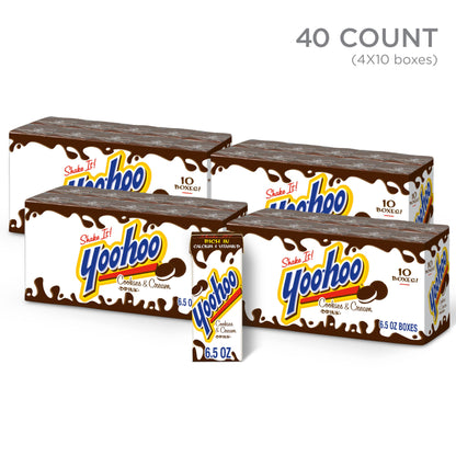 Yoo-hoo Chocolate Drink - Classic Chocolate Beverage (6.5 oz Boxes, 32 Pack)