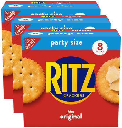 RITZ Fresh Stacks Original Crackers - Party Size, 16 Individually Wrapped Packs (23.7 oz)