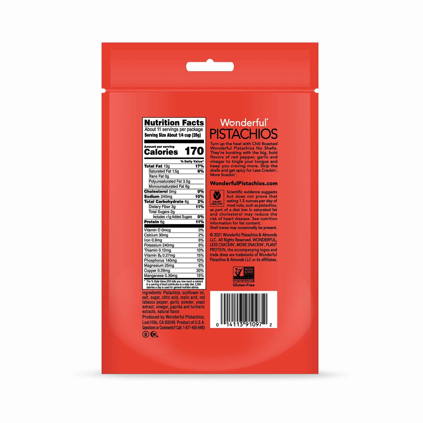 Wonderful Pistachios No Shells - Viral Flavors Variety Pack, Premium Roasted (6.75 oz)