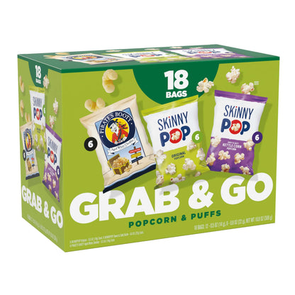 GRAB & GO Premium Snack Variety Assortment - Multiple Pack Sizes Available