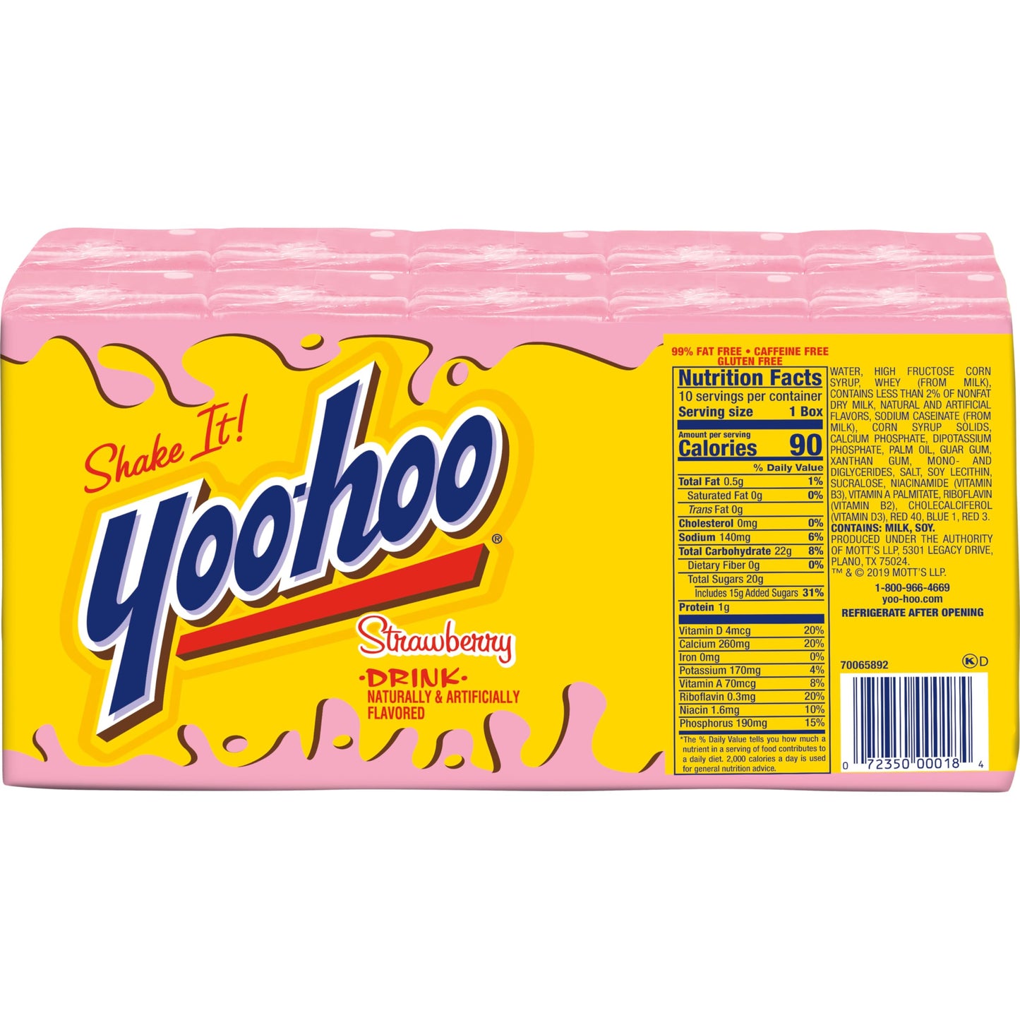 Yoo-hoo Chocolate Drink - Classic Chocolate Beverage (6.5 oz Boxes, 32 Pack)