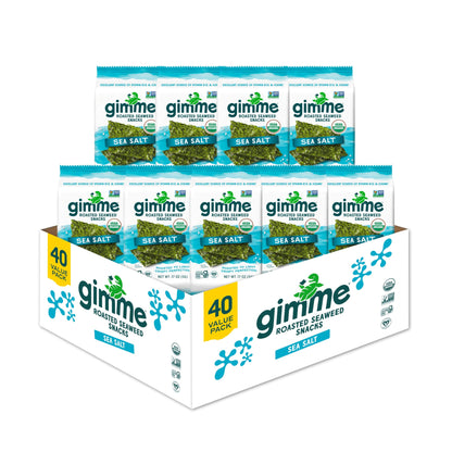 Viral gimMe Organic Roasted Seaweed Snacks - TikTok Famous Healthy Snack