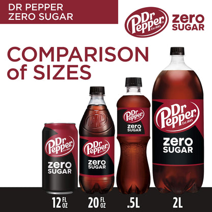 Dr Pepper Soda, 12 fl oz cans, 12 pack