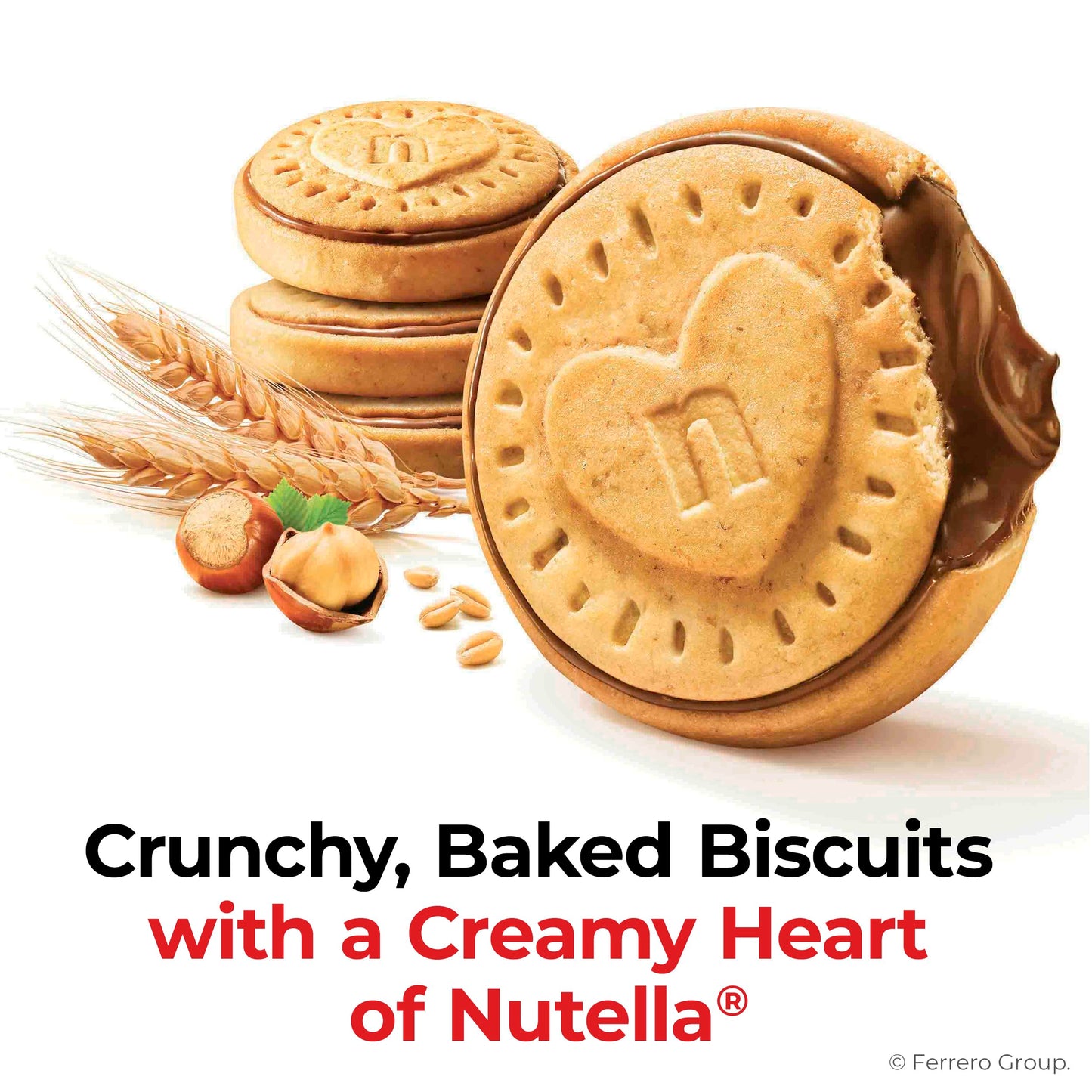 Nutella Biscuits - Premium Hazelnut Cocoa Cookies | 20-Count Family Pack (9.7 oz)