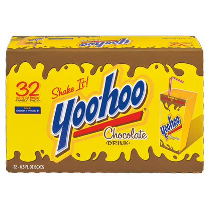 Yoo-hoo Chocolate Drink - Classic Chocolate Beverage (6.5 oz Boxes, 32 Pack)