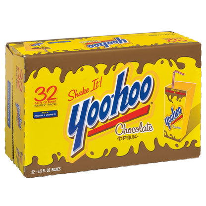 Yoo-hoo Chocolate Drink - Classic Chocolate Beverage (6.5 oz Boxes, 32 Pack)