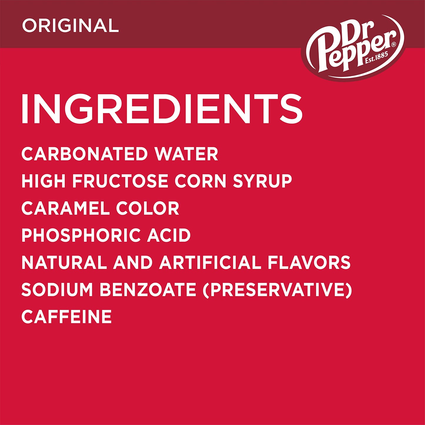 Dr Pepper 16.9 fl oz Bottles, 6 Pack - Original Flavor Soda