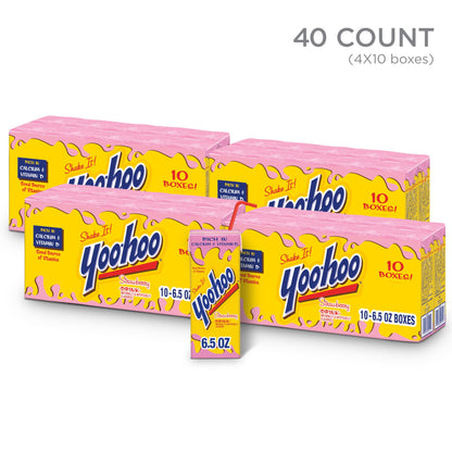 Yoo-hoo Chocolate Drink - Classic Chocolate Beverage (6.5 oz Boxes, 32 Pack)