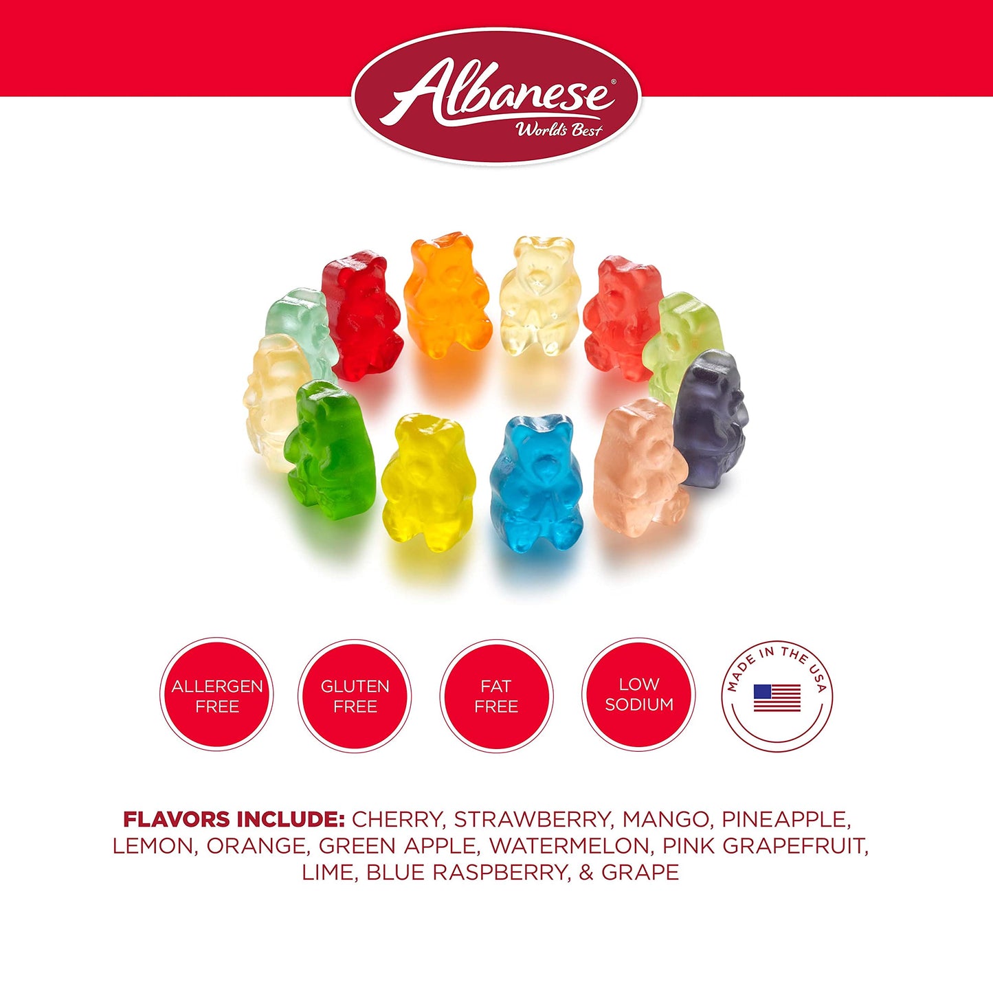 TikTok Viral Albanese Gummi Bears - World's Best 12 Flavors