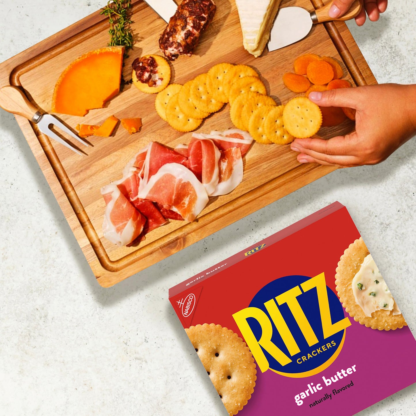 RITZ Fresh Stacks Original Crackers - Party Size, 16 Individually Wrapped Packs (23.7 oz)