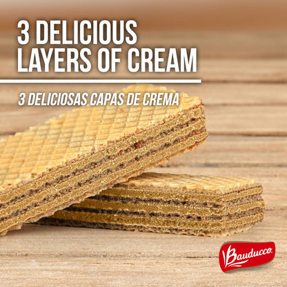 TikTok Viral Bauducco Wafer Cookies - Italian Chocolate & Vanilla