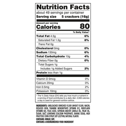 RITZ Fresh Stacks Original Crackers - Party Size, 16 Individually Wrapped Packs (23.7 oz)