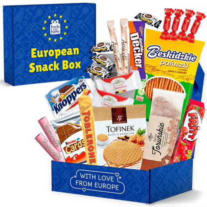 Viral European Snack Box - 22 Authentic International Treats from 7 Countries