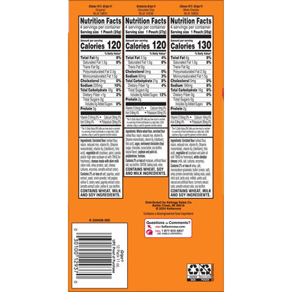 Cheez-It Cheese Crackers, Baked Snack Crackers, Lunch Snacks, Variety Pack, 12.1oz Box (12 Packs)